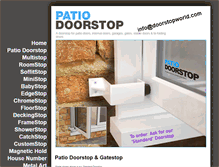 Tablet Screenshot of doorstopworld.com